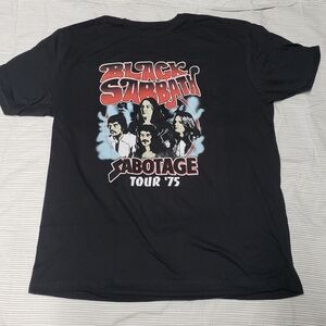 Black Sabbath Graphic Sabotage ’75 Tour T-Shirt XXL